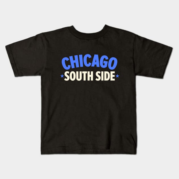 Chicago South Side Design - Explore the Vibrant Heart of the City Kids T-Shirt by Boogosh